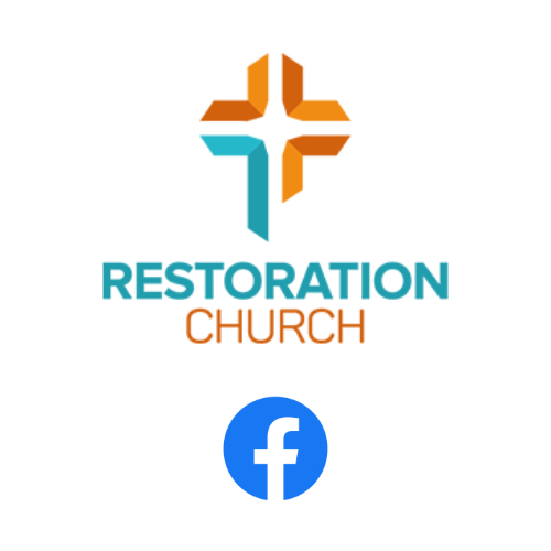Restoration Church logo and Facebook logo